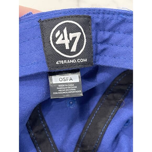 New OSFA Chicago Cubs Cubbies Official 47 Brand Adjustable Baseball Hat Cap - Picture 6 of 8